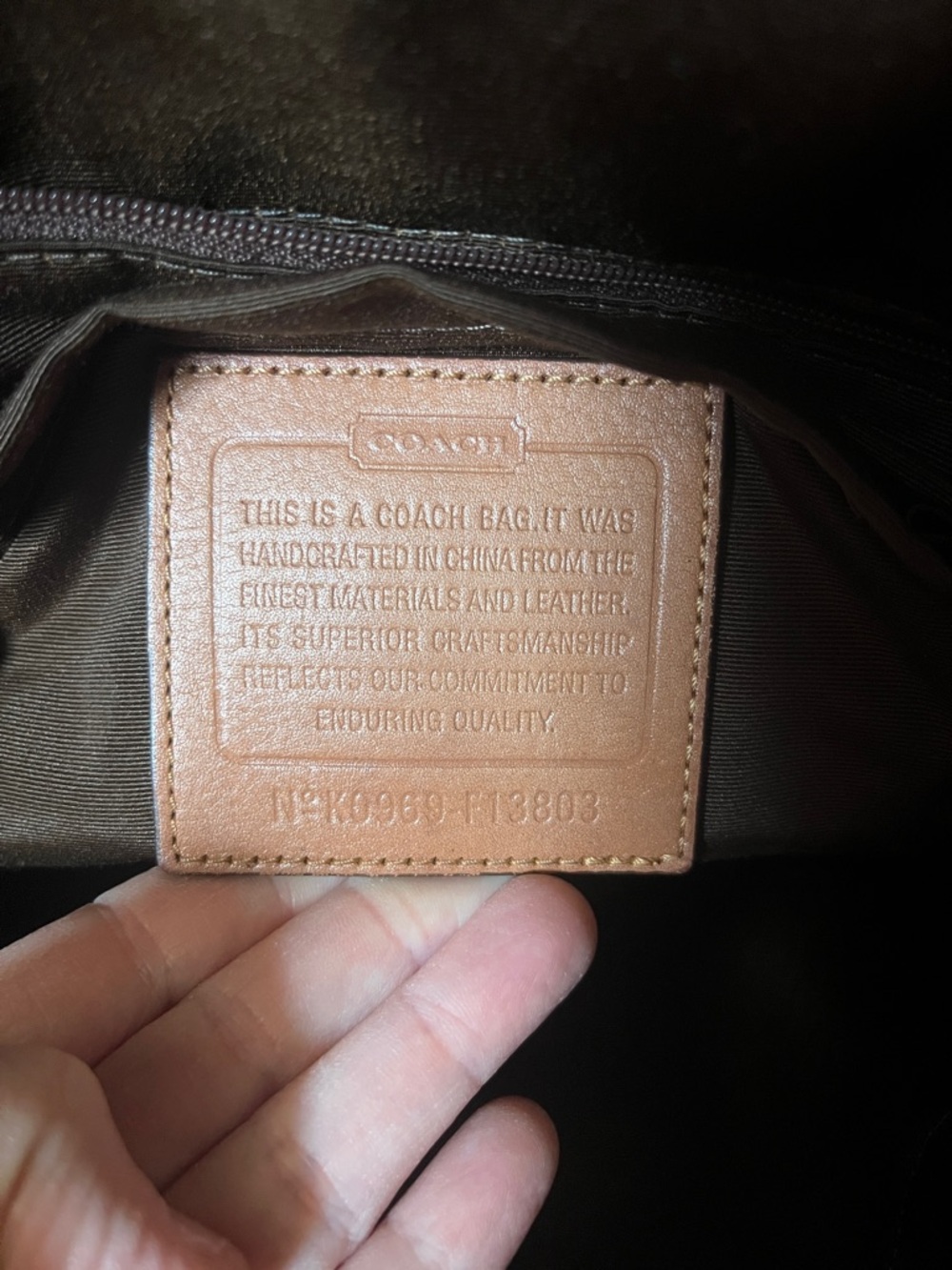 Coach Signature Stripe Canvas Tote Diaper Bag - Picture 2 of 10